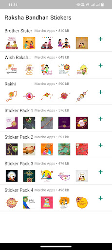 Raksha Bandhan Stickers Screen 2
