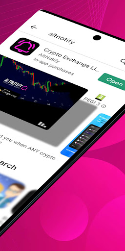 Crypto Listing Push Alerts Screen 2