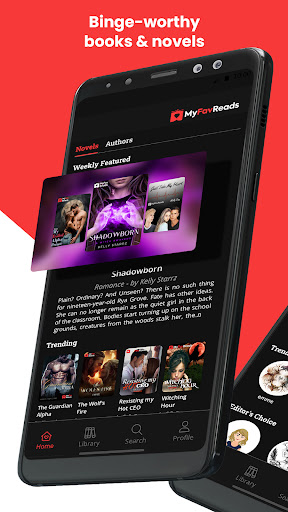 Android application MyFavReads: Novels & Books screenshort