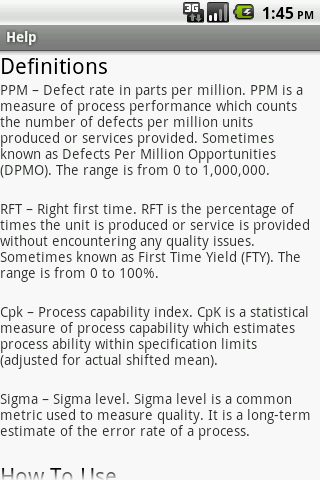 Six Sigma Defect Conv Lite Screen 2
