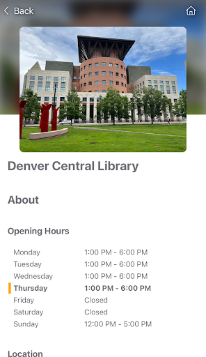 Screenshot of Solus Library App