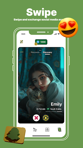 Android application Habbi-Find new snapchat friend screenshort