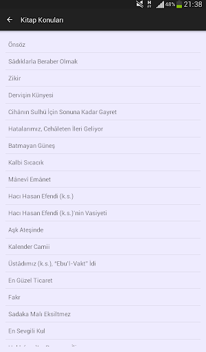 Kemâle Dair Sohbetler