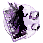 Fairy Dark Purple Launcher Theme Apk