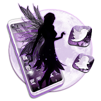 Fairy Dark Purple Launcher Theme