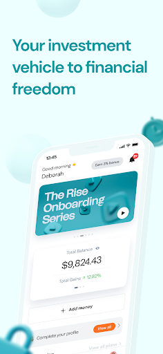 Android application Risevest: Invest in Dollars screenshort