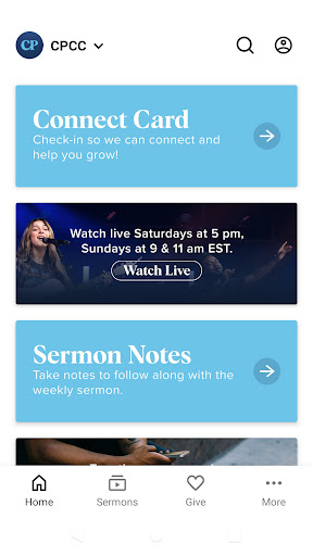 Android application Connection Pointe screenshort