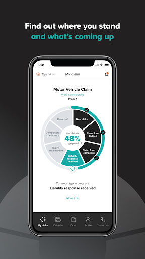 Shine Lawyers Case Tracker Screen 2