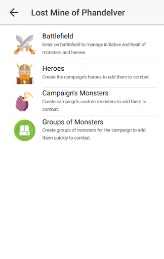 D&D Tool - Initiative Tracker Screen 3