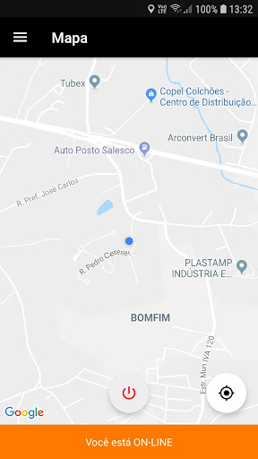 Android application DECAR - Motorista screenshort