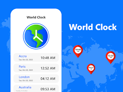 世界时钟——全球时钟