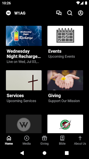 Android application Warner 1st Assembly of God screenshort