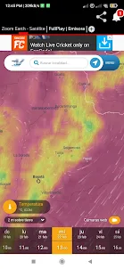 Clima en vivo + Zoom Earth