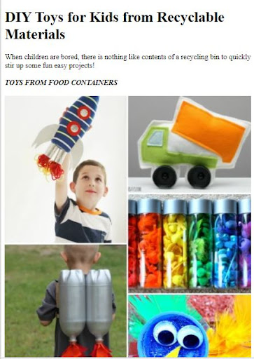 Make Toys Out Recycled Objects Screen 2