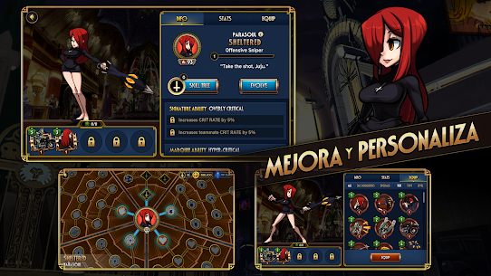 Skullgirls – Modo Dios/Menú 4
