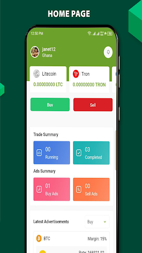 Android application c-Exchange: Buy & Sell Crypto screenshort