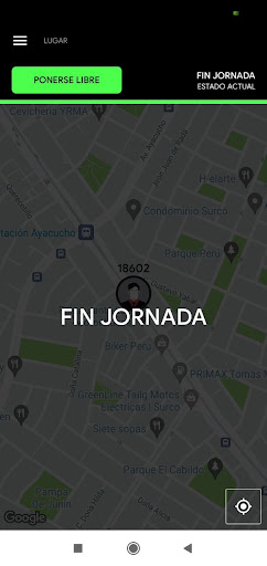 Android application Taxi 24 Conductor screenshort