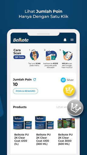 Android application Belkote Reward screenshort