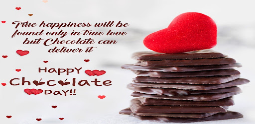 Android application Chocolate Day Greeting screenshort