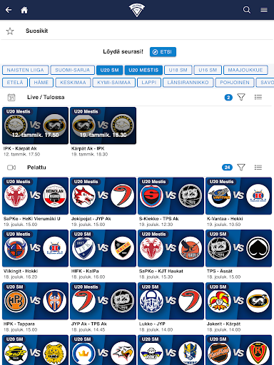 Leijonat.tv Screen 2