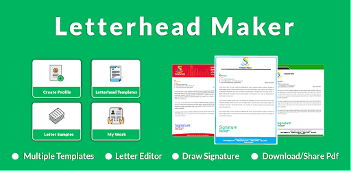 Android application DesignLetter: Letterhead Maker screenshort