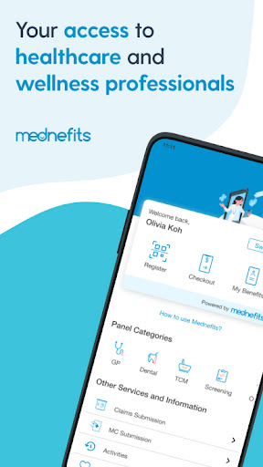 Android application Mednefits screenshort