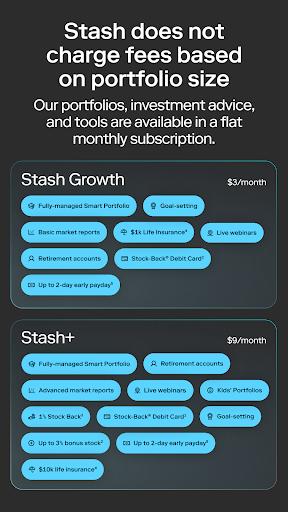 Screenshot of Stash: Investing made easy