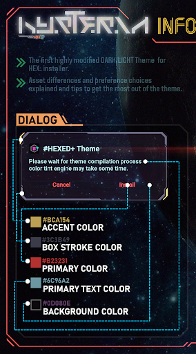Android application Hex Plugin - Hysteria screenshort