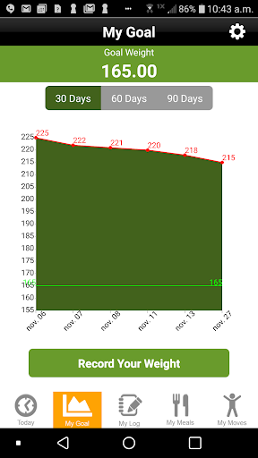 vivireFIT Screen 2