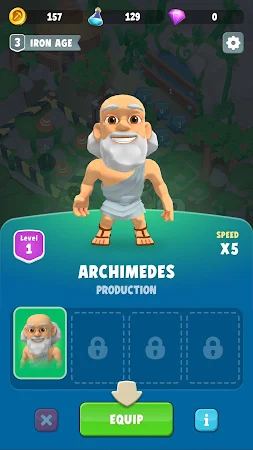 Game screenshot Idle Ages : Merge & Mine apk download