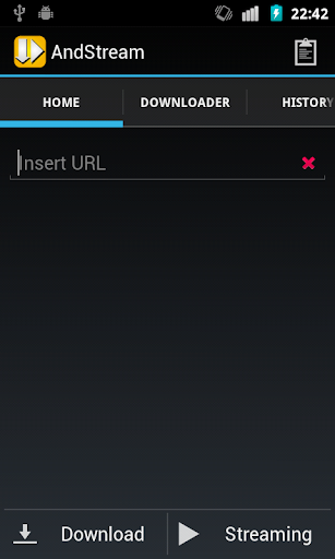 Android application AndStream - Streaming Download screenshort