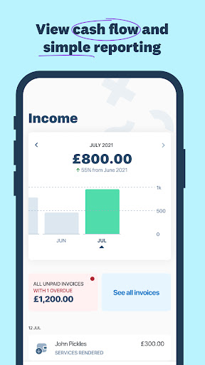 Xero Go: Expense & Invoice app Screen 3