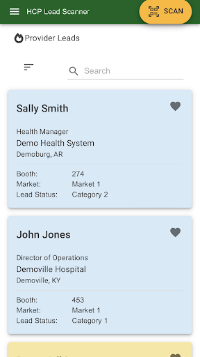 HCP Lead Scanner Screen 3