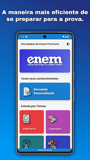 Android application Simulados do Enem Premium screenshort