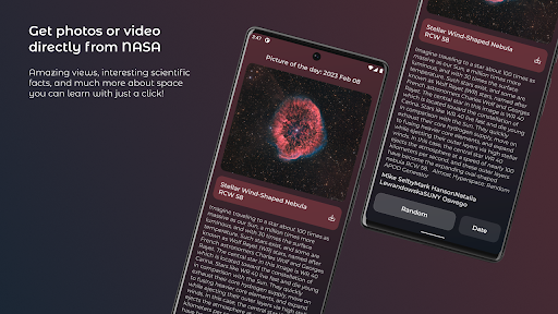 Android application Cosmos Info (NASA APOD) screenshort