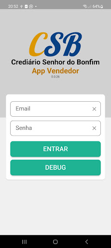 Android application Cred Sr do Bonfim - Vendedor screenshort