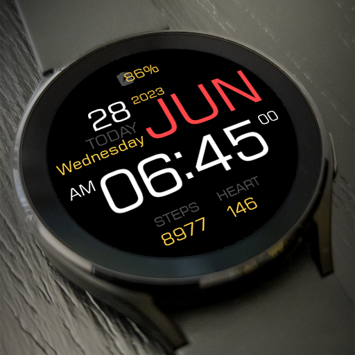 Key090 Digital Watch Face screenshot 3