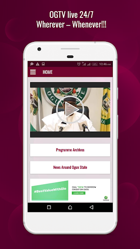 Android application OGTV - OGUN STATE TELEVISION screenshort