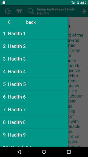 40 Hadith Nawawi Screen 3
