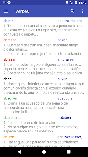 Aperçu de l'application