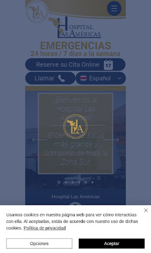 Hospital Las Americas Screen 2