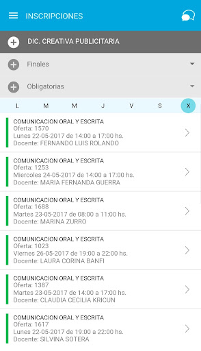 MyUP Screen 3