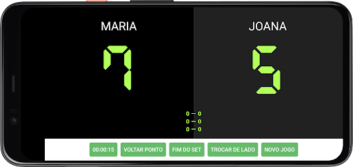 Badminton Scoreboard Screen 2