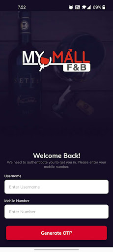Android application MyMall - F & B screenshort