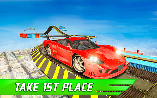Android application Racing Car Stunts: Crazy Track screenshort
