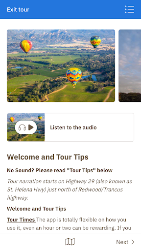 Napa Valley Tour Screen 3
