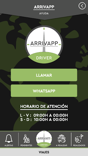 Arrivapp Driver Screen 2