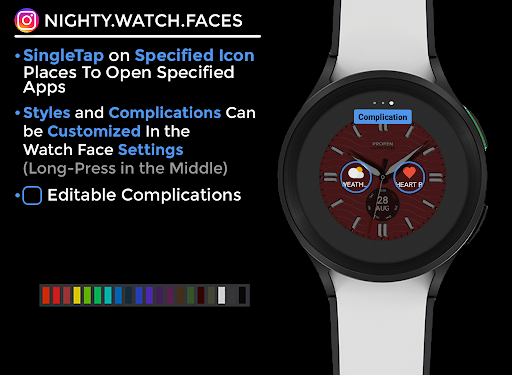 Profenight 2 - watch face screenshot 11