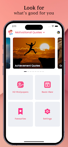 Motivation: Quotes and Sayings Screen 2