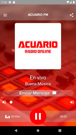 Android application Acuario FM screenshort